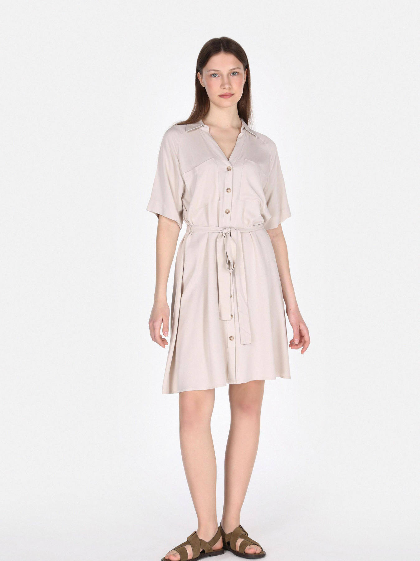 Платье мини Colin’s модель CL1073826_Q1.V1_BEI Фото