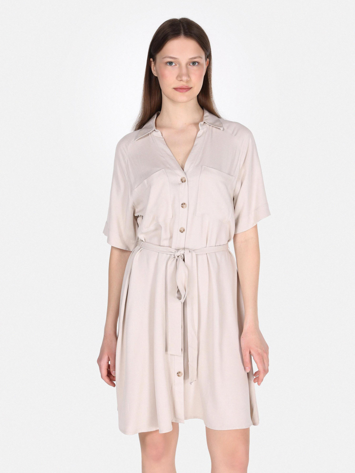 Платье мини Colin’s модель CL1073826_Q1.V1_BEI Фото