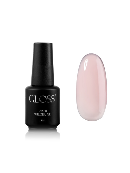 Однофазный гель с кистью Builder Gel GLOSS Crepe GLOSS COMPANY модель 4823271408636 Фото