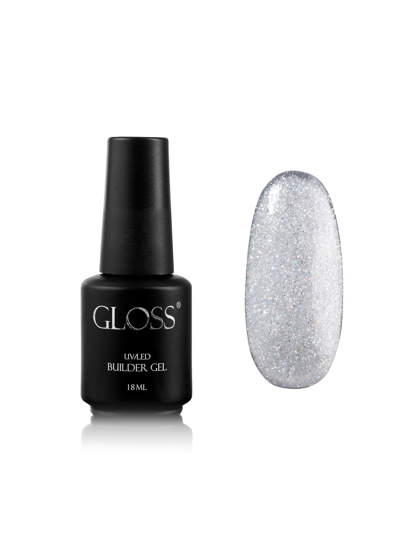 Однофазный гель с кистью Builder Gel GLOSS Diamond GLOSS COMPANY модель 4823271408704 Фото