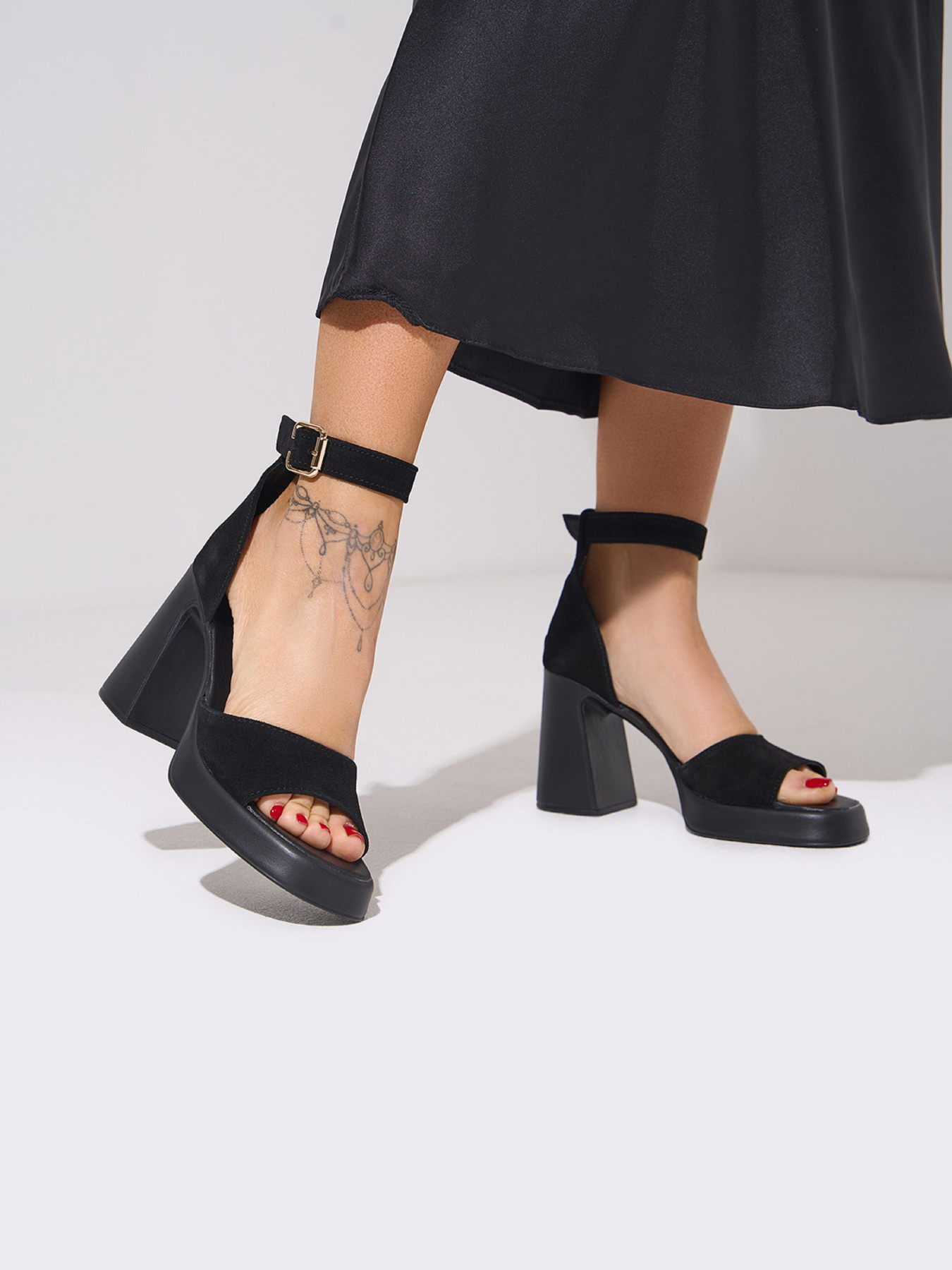 Босоножки ISSA Plus модель OB2-247_черный Фото