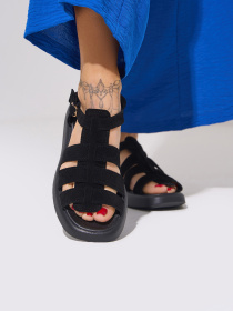 Сандалии ISSA Plus модель OB2-252_черный Фото