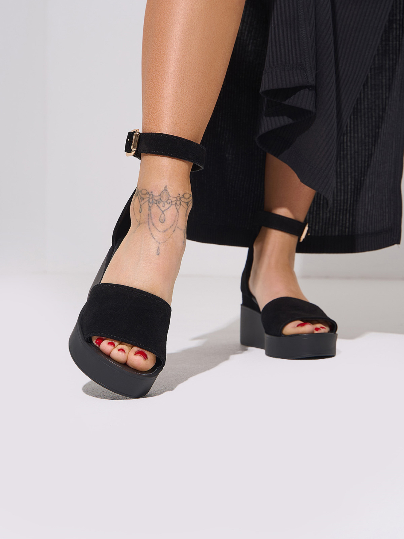 Босоніжки ISSA Plus модель OB2-610_черный Фото