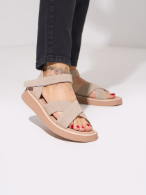 Сандалії ISSA Plus модель OB2-611_бежевый Фото