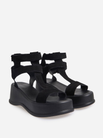 Босоніжки ISSA Plus модель OB2-612_черный Босоніжки ISSA Plus модель OB2-612_черный Фото