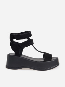 Босоніжки ISSA Plus модель OB2-612_черный Босоніжки ISSA Plus модель OB2-612_черный Фото