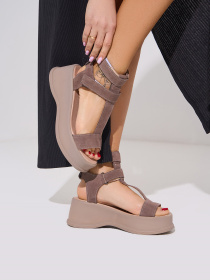 Босоніжки ISSA Plus модель OB2-612_бежевый Фото