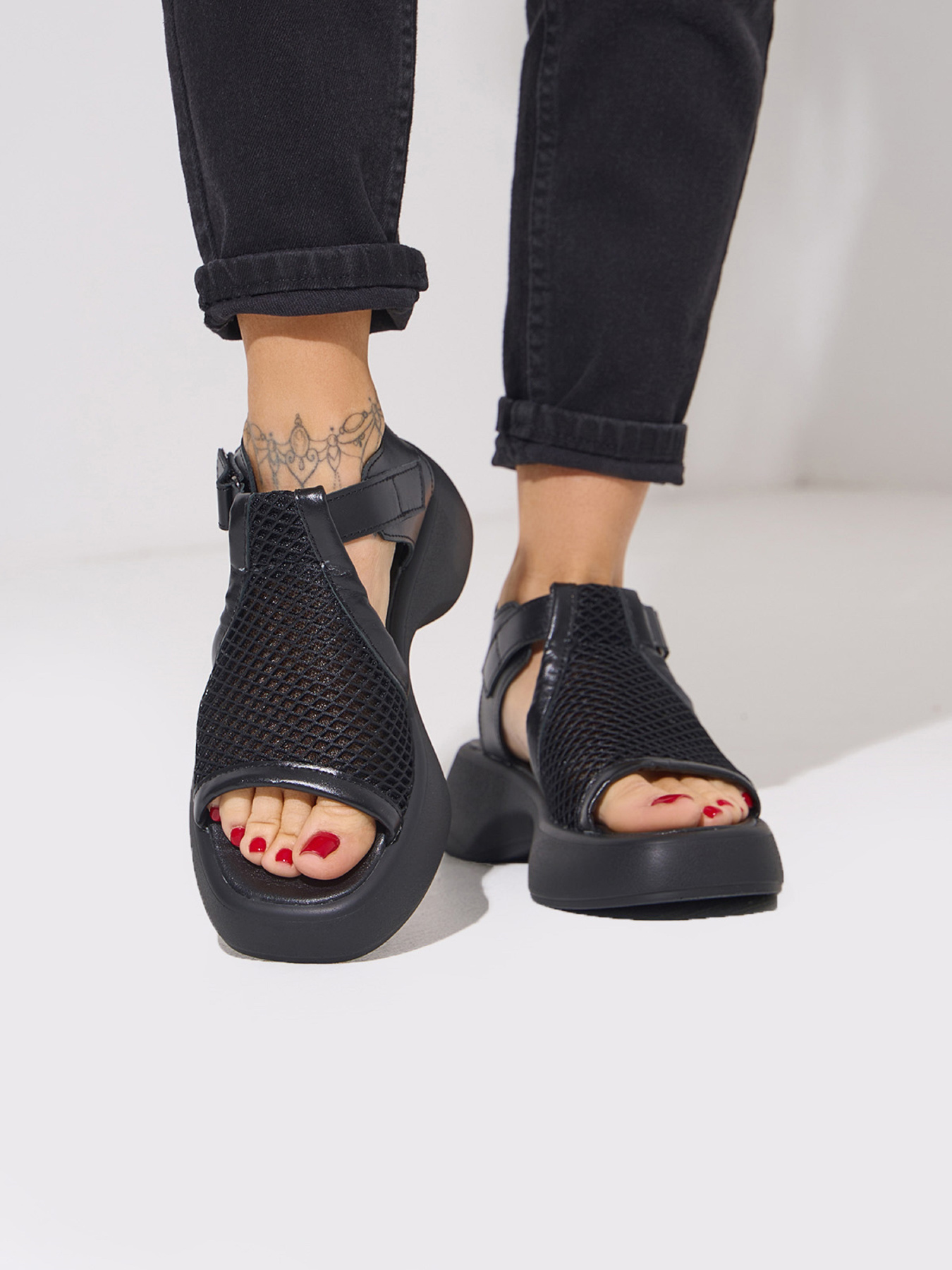 Босоніжки ISSA Plus модель OB2-615_черный Фото