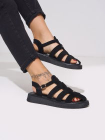 Сандалии ISSA Plus модель OB2-617_черный Фото