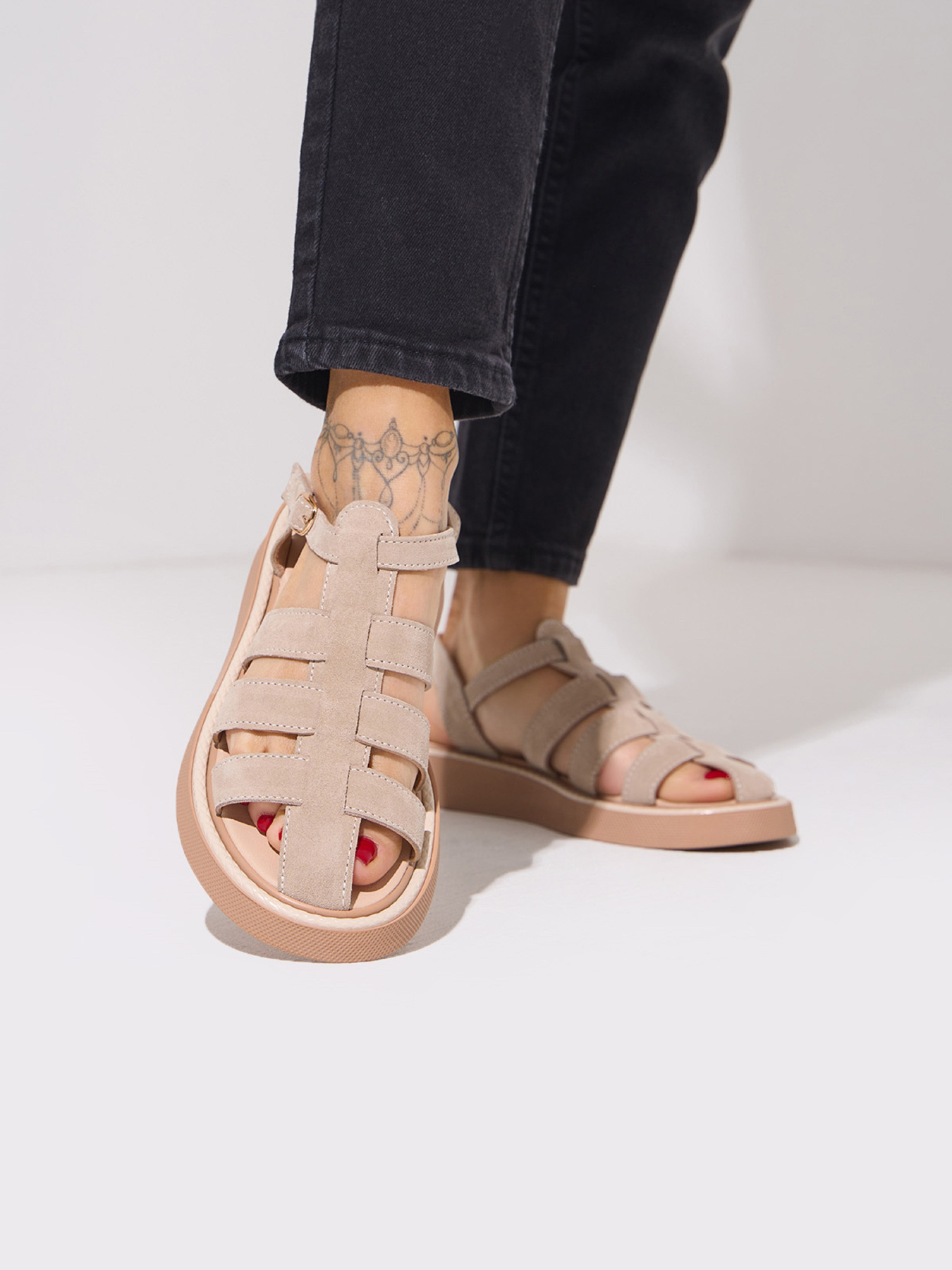 Сандалії ISSA Plus модель OB2-617_бежевый Фото