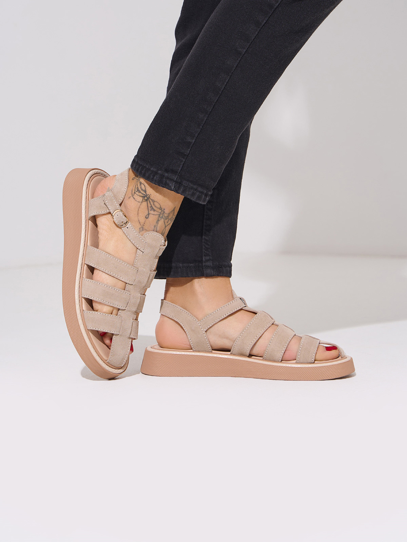 Сандалії ISSA Plus модель OB2-617_бежевый Фото