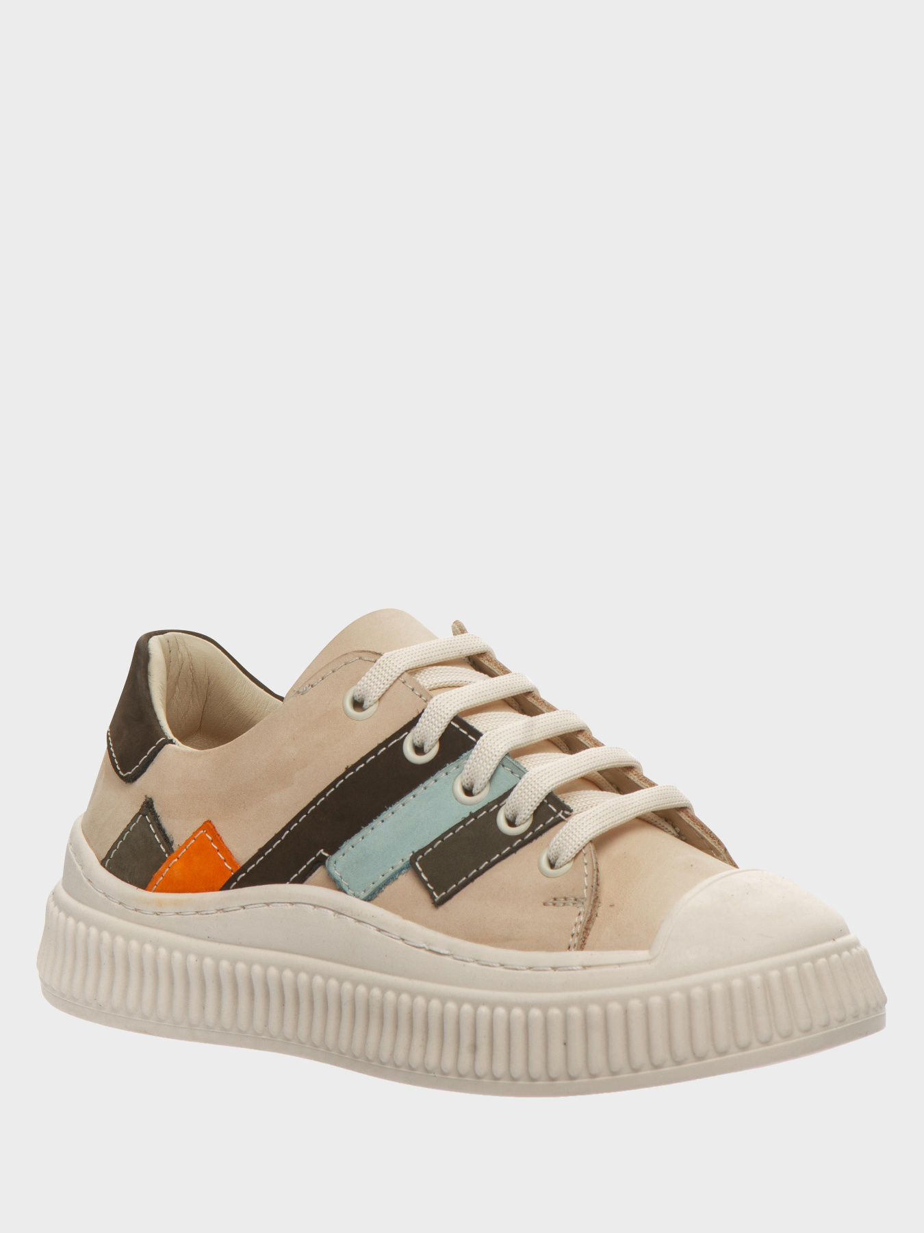 Кеды низкие Theo Leo модель LEO-3425 BEIG Фото