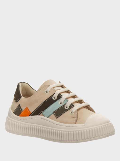 Кеды низкие Theo Leo модель LEO-3425 BEIG Фото