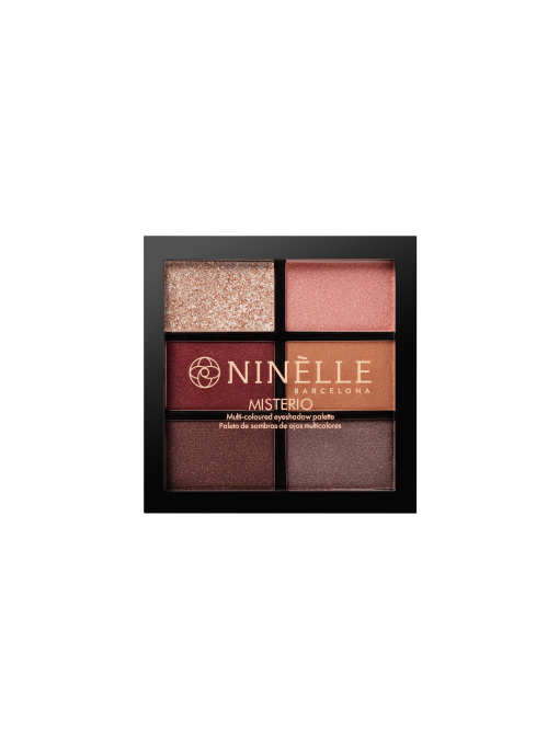 Тени для век палетка матовые MISTERIO 528 бордовый тауп NINELLE модель 8,44E+12 Фото