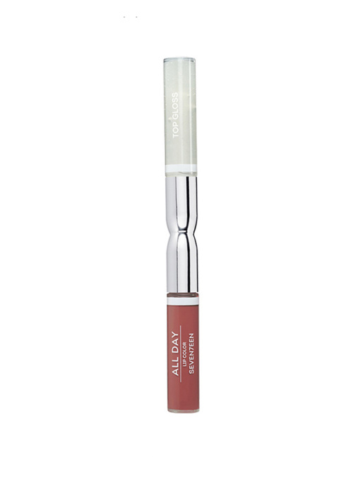 Жидкая стойкая помада-блеск 04 ALL DAY LIP COLOR & TOP GLOSS пастель терракот SEVEN7EEN модель 5,20E+12 Фото