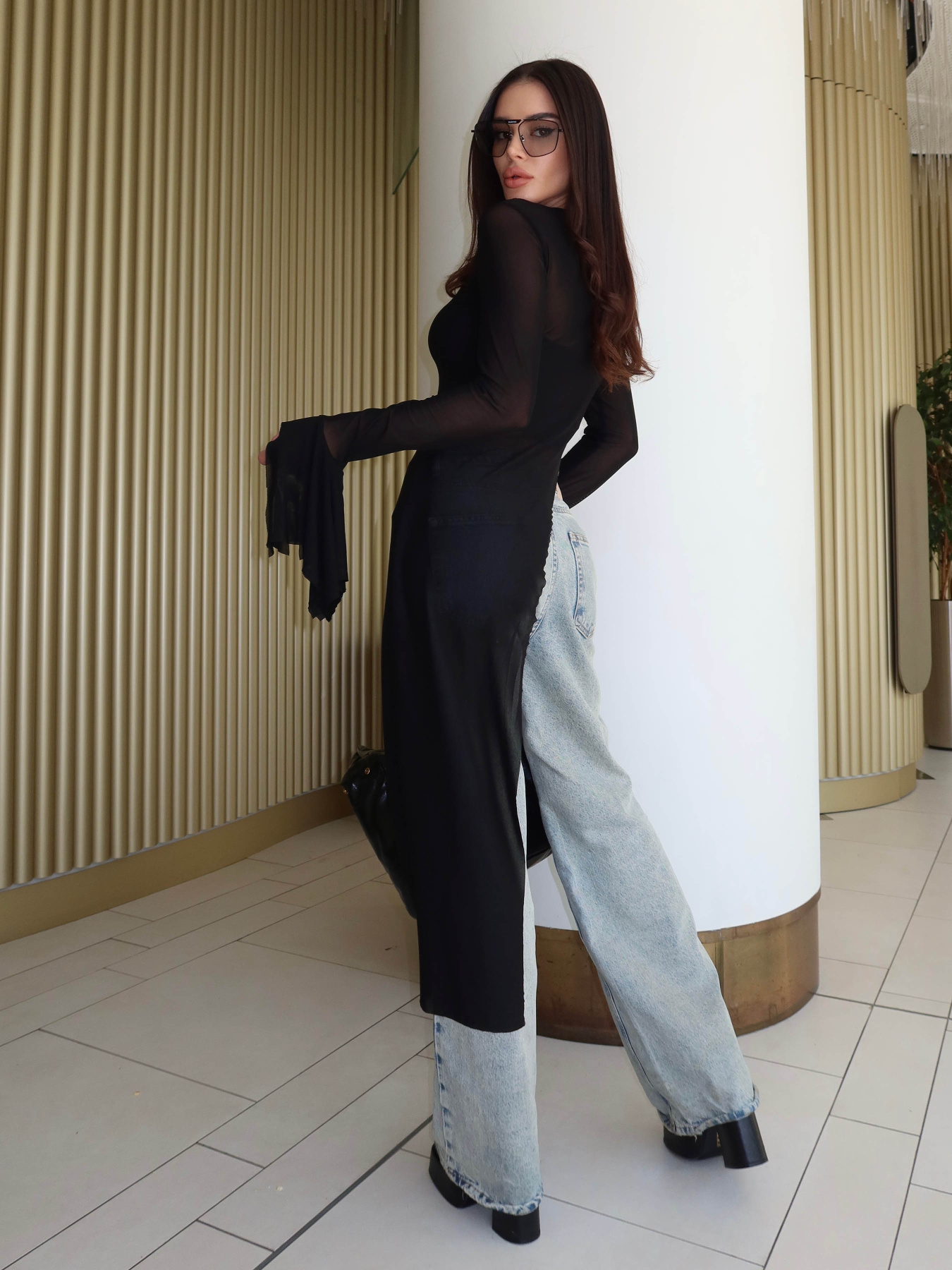 Туника Jadone Fashion модель Tunic_Mercy_black Туника Jadone Fashion модель Tunic_Mercy_black Фото