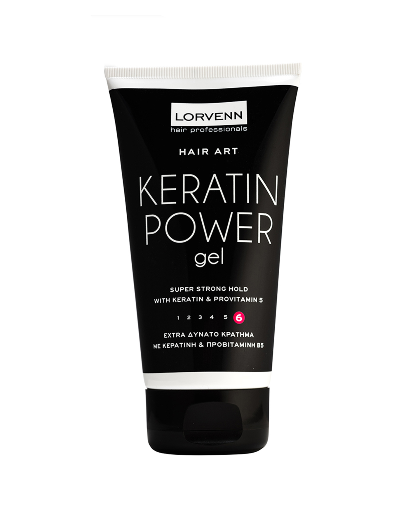 Гель сверхсильной длительной фиксации KERATIN POWER GEL 150 мл LORVENN модель 5,20E+12 Фото
