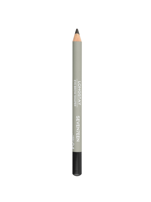 Карандаш д/бровей с щеточкой т.04 "LONGSTAY EYE BROW SHAPER" чёрный SEVEN7EEN модель 5,20E+12 Фото