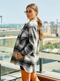 Сорочка ISSA Plus модель 12916_multicolor Фото