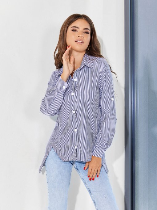 Рубашки ISSA Plus модель 12918_gray Фото