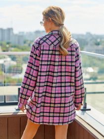 Рубашка ISSA Plus модель 12917_pink Рубашка ISSA Plus модель 12917_pink Фото