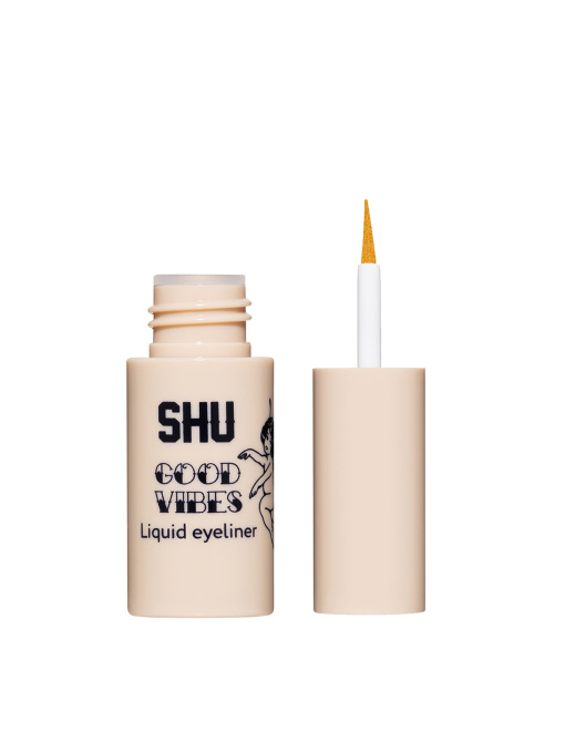 СТОЙКАЯ ЖИДКАЯ ПОДВОДКА GOOD VIBES МАРКИ SHU №118 сияющий золотой SHU модель 8,44E+12 Фото