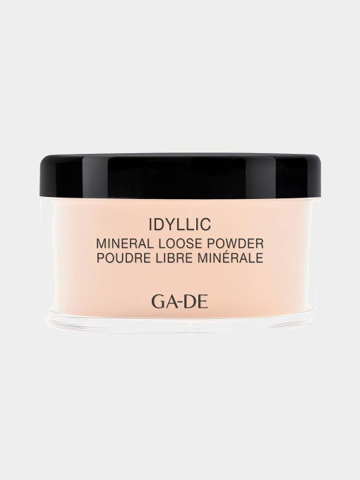IDYLLIC MINERAL LOOSE POWDER Минеральная рассыпчатая пудра 25 gr, тон 100 GA-DE модель 7,29E+12 Фото