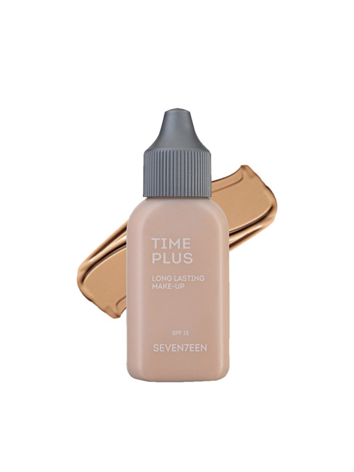 Тональный крем длительного действия т.2 "TIME PLUS LONGLASTING MAKE UP" Светло-бежевый SEVEN7EEN үлгі 5,20E+12 Фото