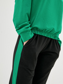 Спортивный костюм ISSA Plus модель 12100_green Фото