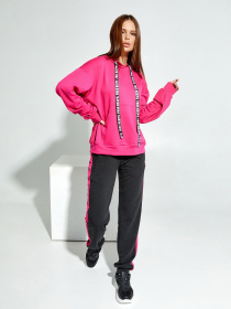 Спортивний костюм ISSA Plus модель 12217_blackraspberry Фото