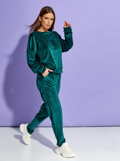 Спортивный костюм ISSA Plus модель 12251_green — фото - INTERTOP