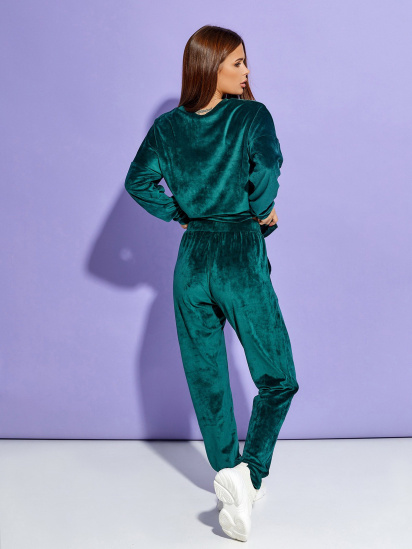 Спортивный костюм ISSA Plus модель 12251_green — фото 3 - INTERTOP