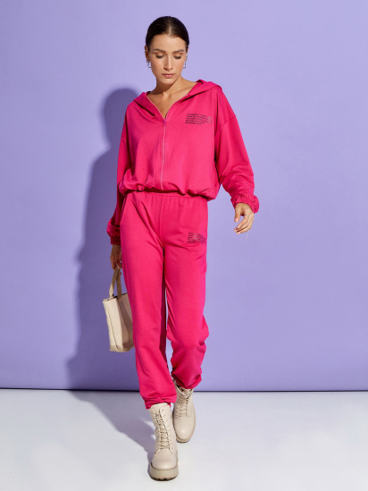 Спортивний костюм ISSA Plus модель 12496_raspberry - фото