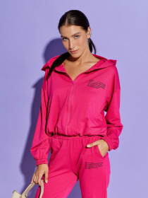 Спортивний костюм ISSA Plus модель 12496_raspberry Фото