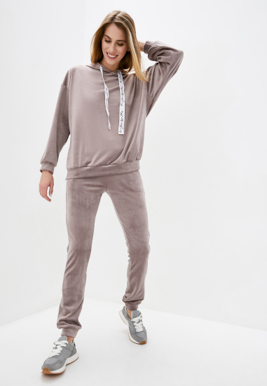 Спортивний костюм ISSA Plus модель 12877_beige - фото