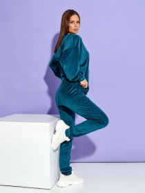 Спортивный костюм ISSA Plus модель 12877_green Фото