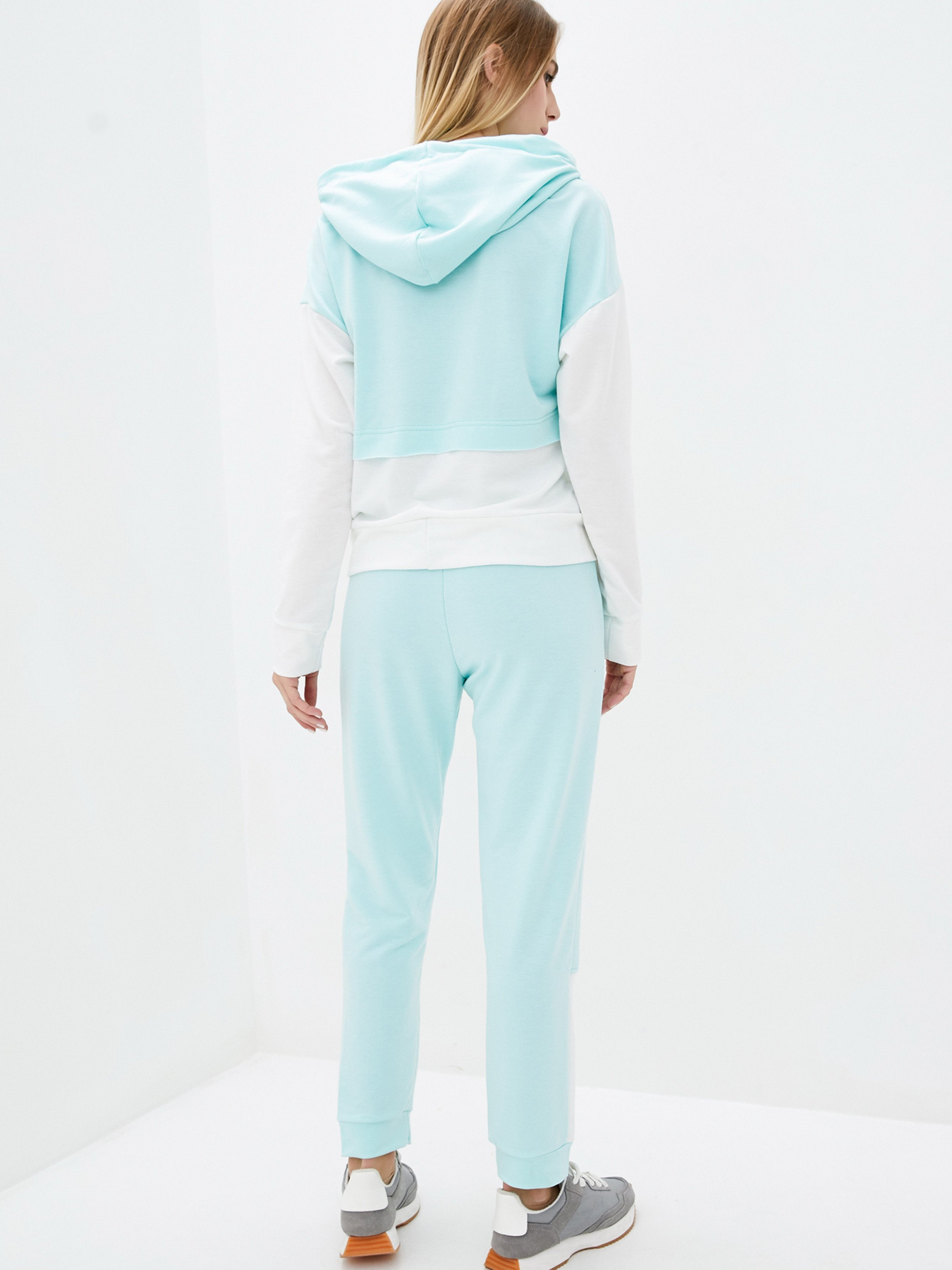 Спортивний костюм ISSA Plus модель SA-302_mintwhite Фото