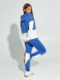 Спортивный костюм ISSA Plus модель SA-302_whiteblue Фото