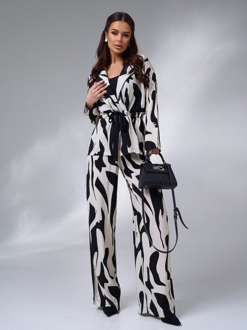 Костюм ISSA Plus модель 15096_белый Фото