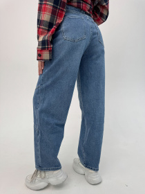 Широкі джинси ISSA Plus модель WN20-694_голубой Фото