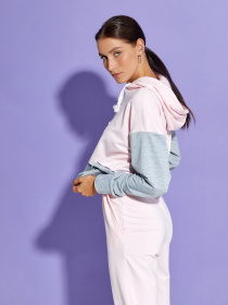 Спортивный костюм ISSA Plus модель SA-302_graypink Фото