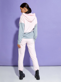 Спортивный костюм ISSA Plus модель SA-302_graypink Фото