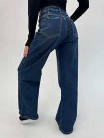 Прямі джинси ISSA Plus модель WN20-701_темно_синий Фото