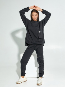 Спортивный костюм ISSA Plus модель SA-319_black Фото