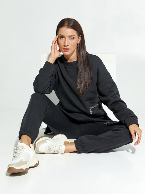 Спортивный костюм ISSA Plus модель SA-319_black Фото