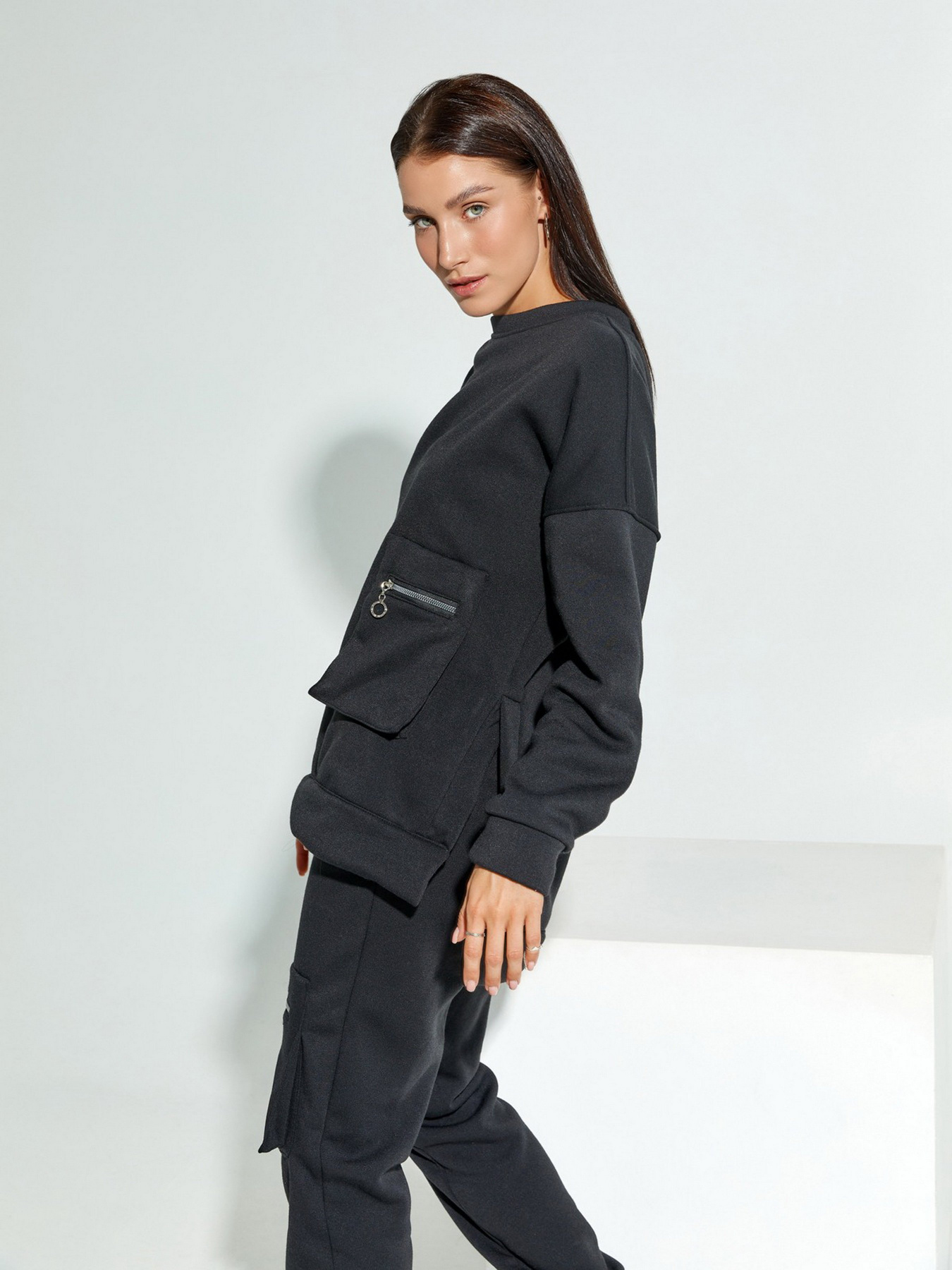 Спортивный костюм ISSA Plus модель SA-319_black Фото