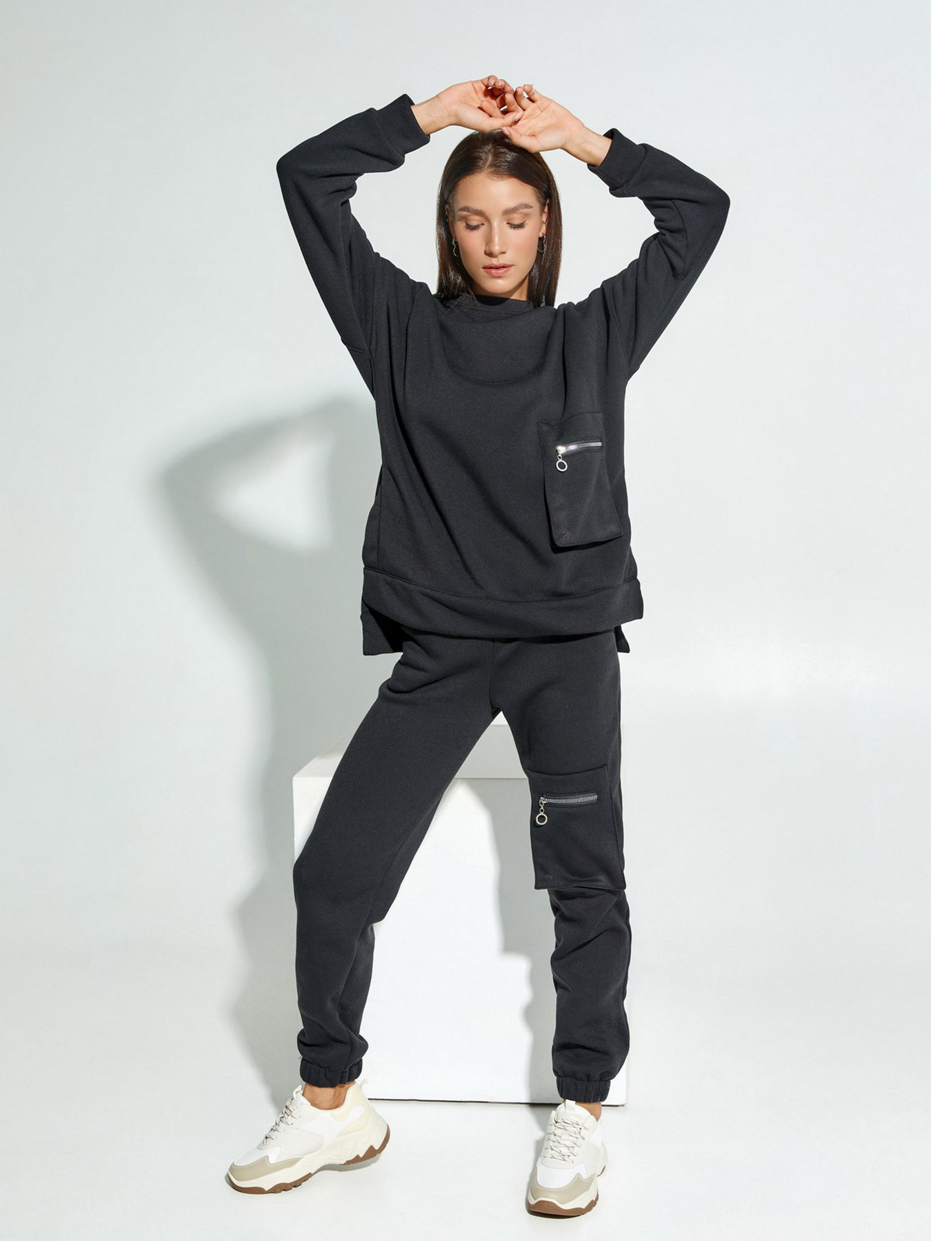 Спортивный костюм ISSA Plus модель SA-319_black Фото