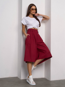 Шорти ISSA Plus модель 15100_темно_бордовый Фото