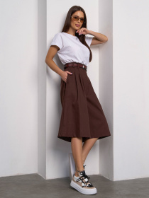 Повсякденні шорти ISSA Plus модель 15100_темно_коричневый Фото