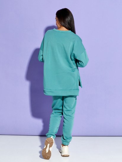 Спортивний костюм ISSA Plus модель SA-319_green — фото 3 - INTERTOP